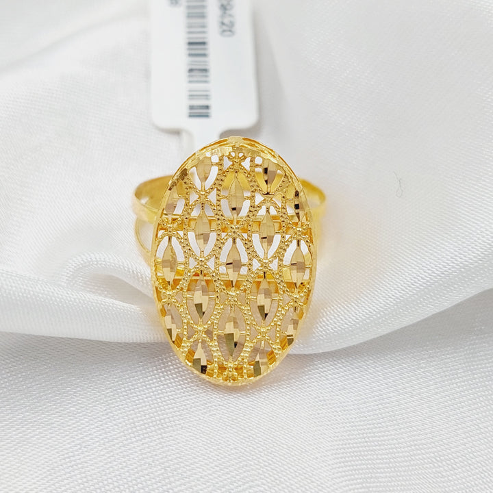 Spike Ring  Made Of 21K Yellow Gold by Saeed Jewelry-29420