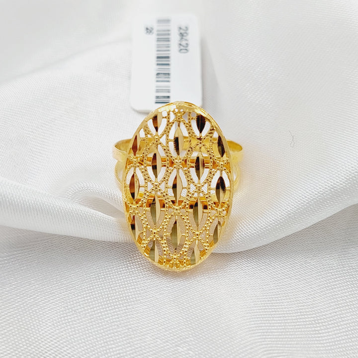 Spike Ring  Made Of 21K Yellow Gold by Saeed Jewelry-29420
