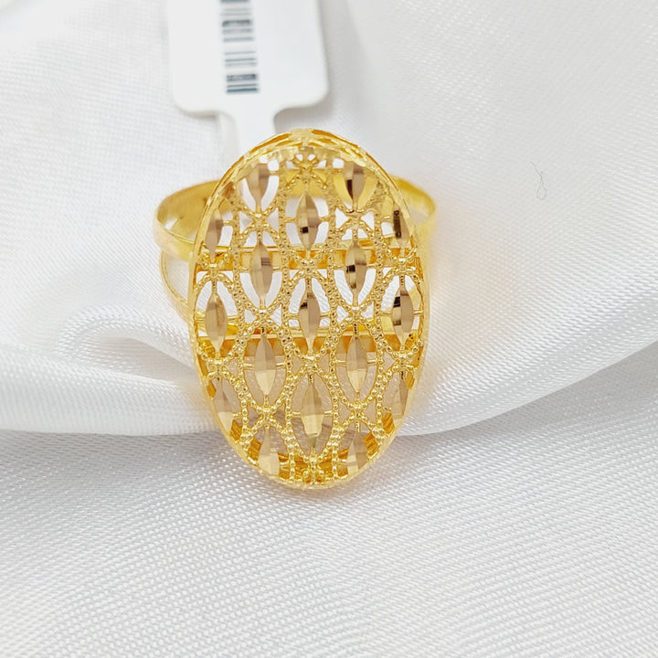 Spike Ring  Made Of 21K Yellow Gold by Saeed Jewelry-29420