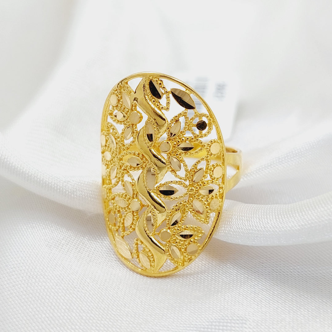 Spike Ring  Made Of 21K Yellow Gold by Saeed Jewelry-29421