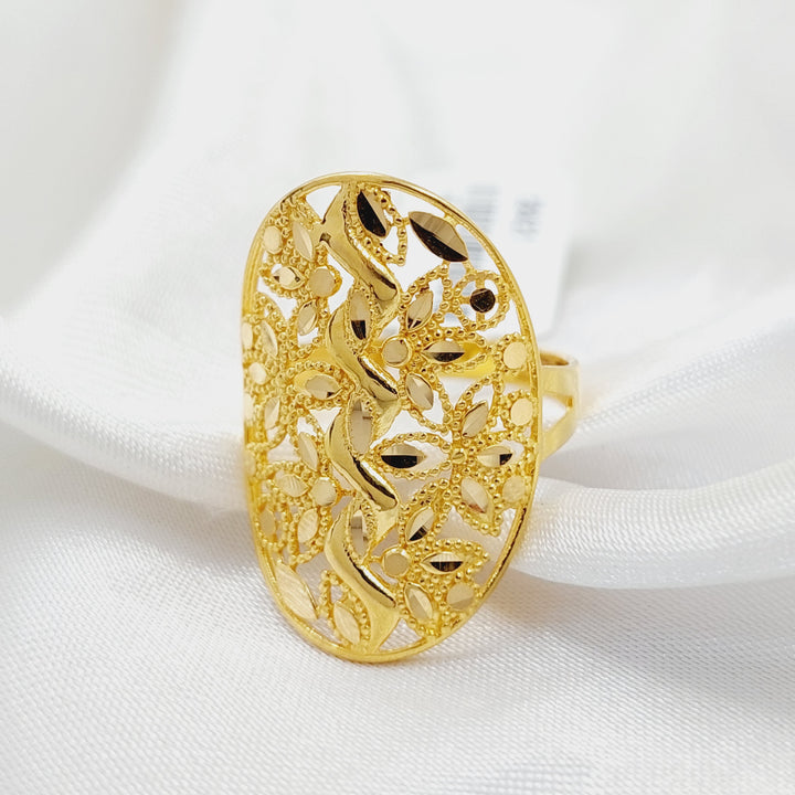 Spike Ring  Made Of 21K Yellow Gold by Saeed Jewelry-29421
