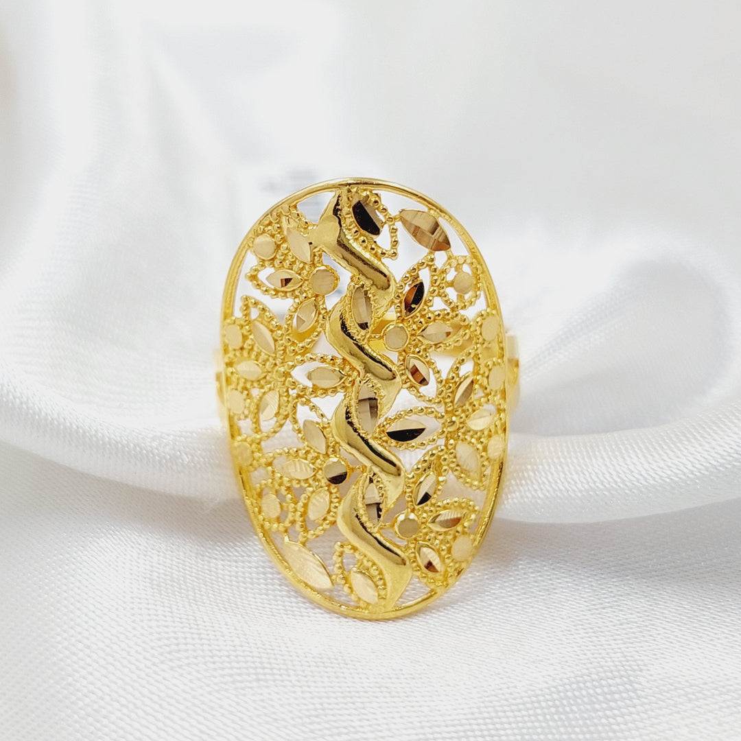 Spike Ring  Made Of 21K Yellow Gold by Saeed Jewelry-29421