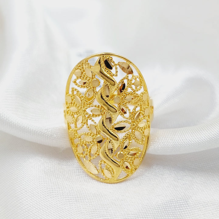 Spike Ring  Made Of 21K Yellow Gold by Saeed Jewelry-29421