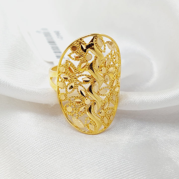 Spike Ring  Made Of 21K Yellow Gold by Saeed Jewelry-29421