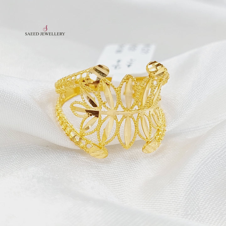 Spike Ring  Made Of 21K Yellow Gold by Saeed Jewelry-29729