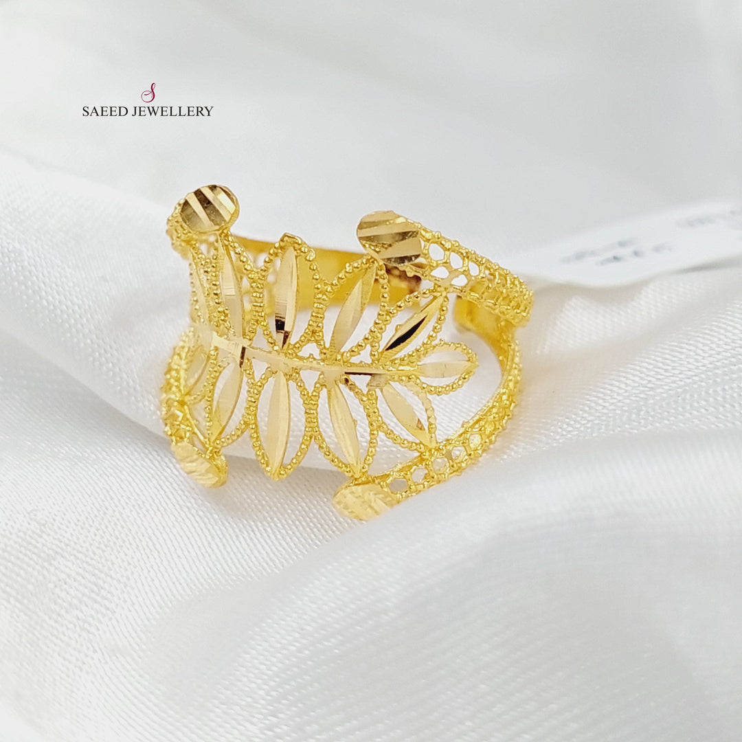 Spike Ring  Made Of 21K Yellow Gold by Saeed Jewelry-29729