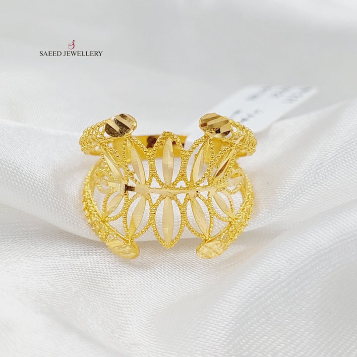 Spike Ring  Made Of 21K Yellow Gold by Saeed Jewelry-29729