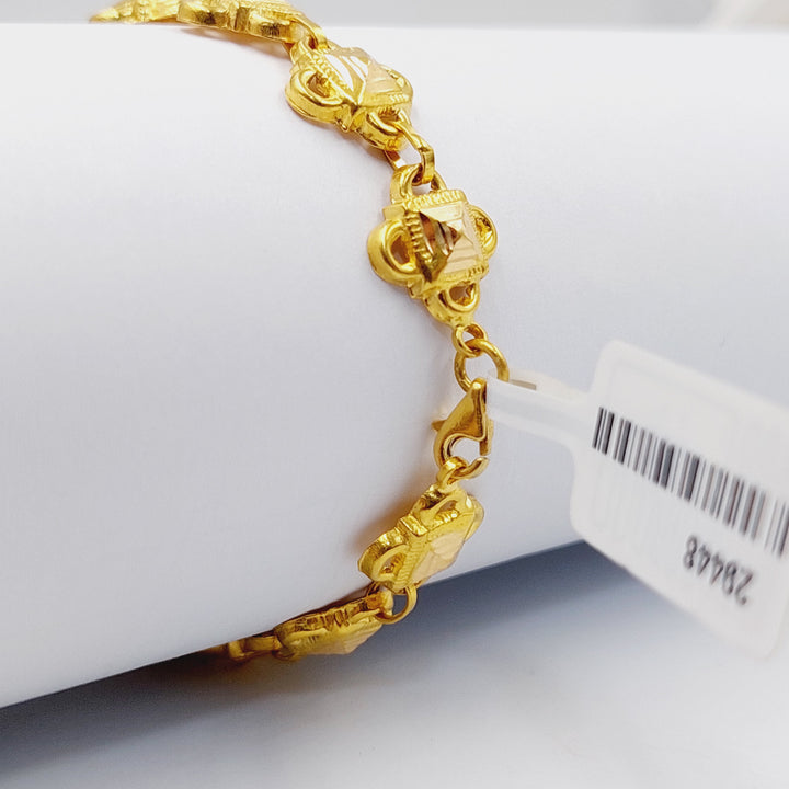 Sun Bracelet  Made Of 21K Yellow Gold by Saeed Jewelry-29448