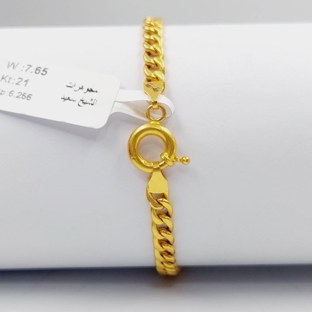 Taft Bracelet  Made Of 21K Yellow Gold by Saeed Jewelry-28901