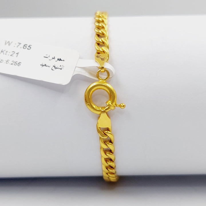 Taft Bracelet  Made Of 21K Yellow Gold by Saeed Jewelry-28901