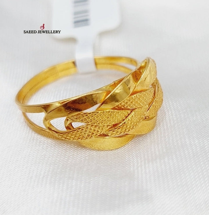 Taft Ring  Made Of 21K Yellow Gold by Saeed Jewelry-29223