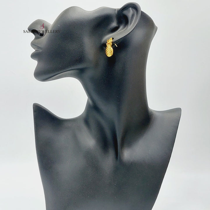 Tears Earrings  Made Of 21K Yellow Gold by Saeed Jewelry-29657