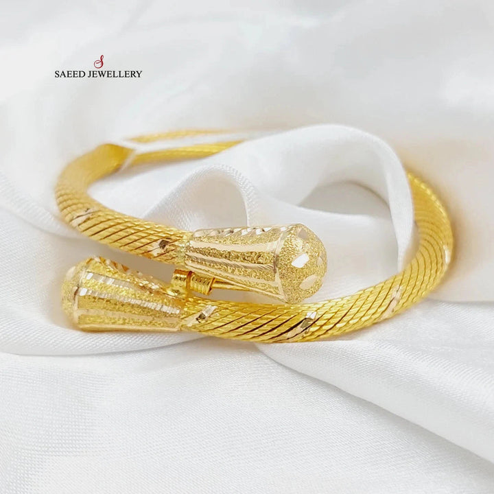 Twisted Bracelet  Made Of 21K Yellow Gold by Saeed Jewelry-29100