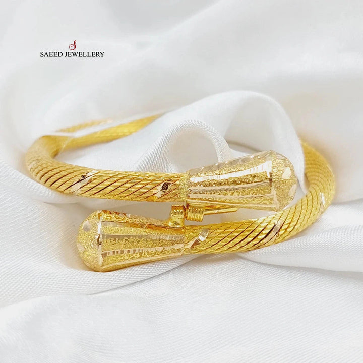 Twisted Bracelet  Made Of 21K Yellow Gold by Saeed Jewelry-29100