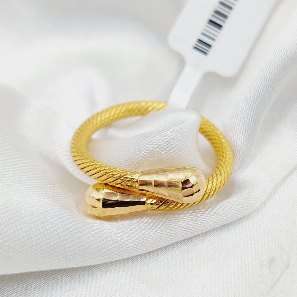 Twisted pears Ring  Made Of 21K Yellow Gold by Saeed Jewelry-29540