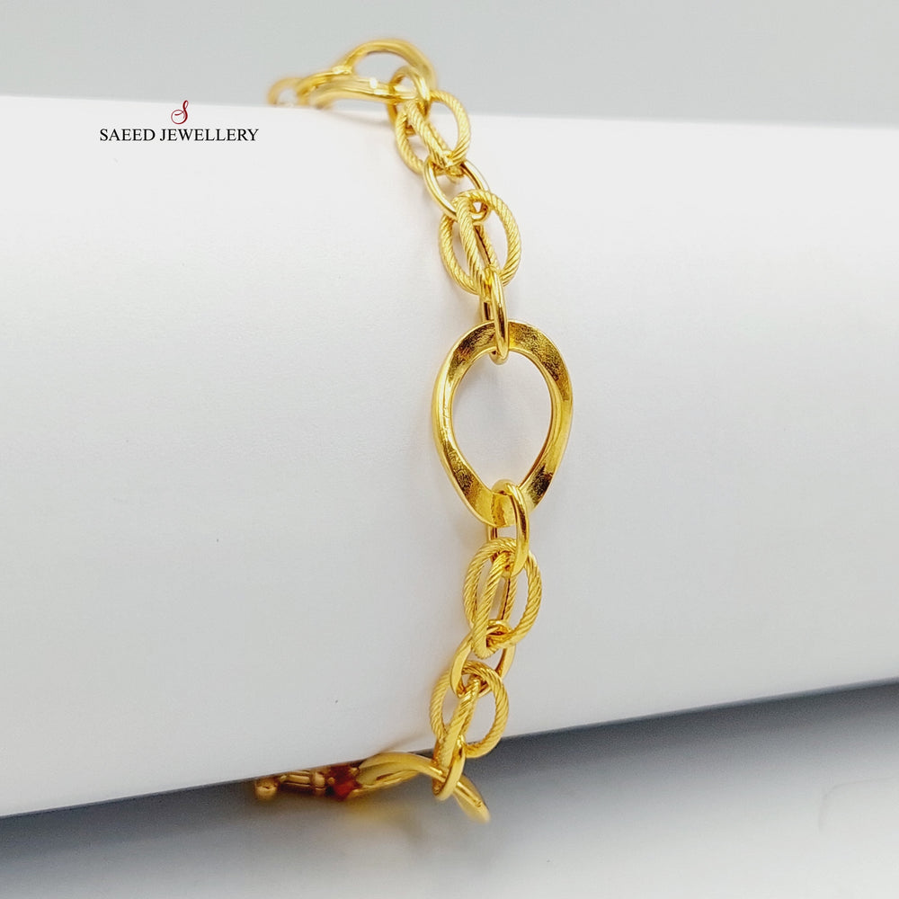 Virna Bracelet  Made Of 21K Yellow Gold by Saeed Jewelry-29281