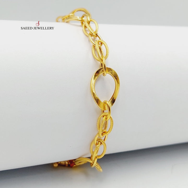 Virna Bracelet  Made Of 21K Yellow Gold by Saeed Jewelry-29281