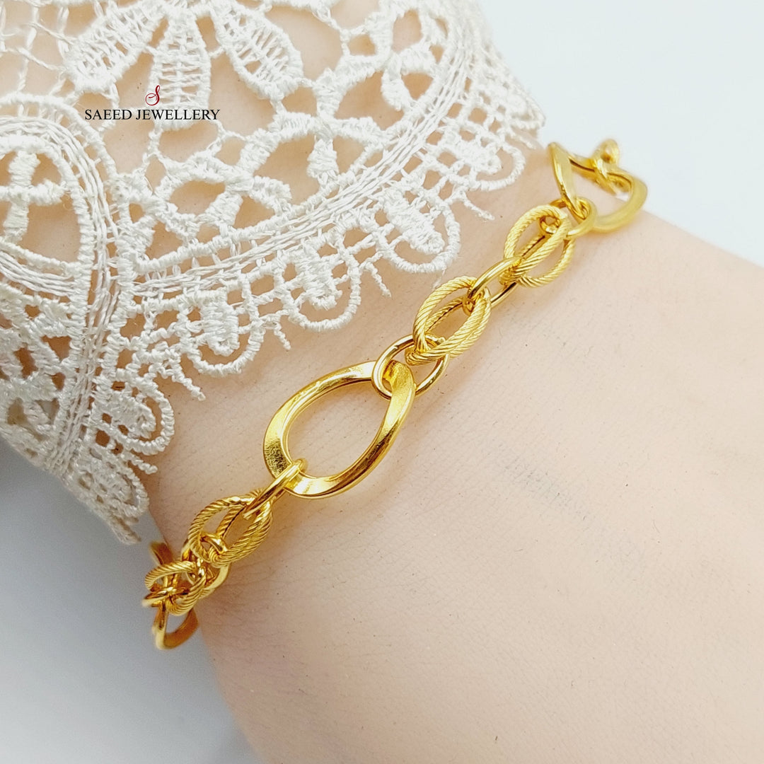 Virna Bracelet  Made Of 21K Yellow Gold by Saeed Jewelry-29281