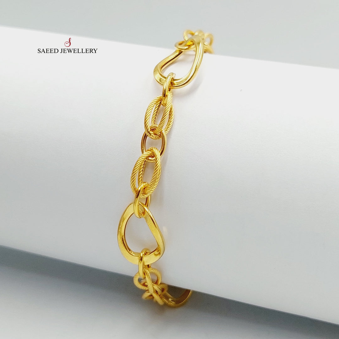 Virna Bracelet  Made Of 21K Yellow Gold by Saeed Jewelry-29281