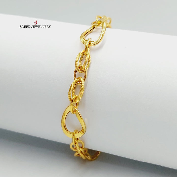 Virna Bracelet  Made Of 21K Yellow Gold by Saeed Jewelry-29281