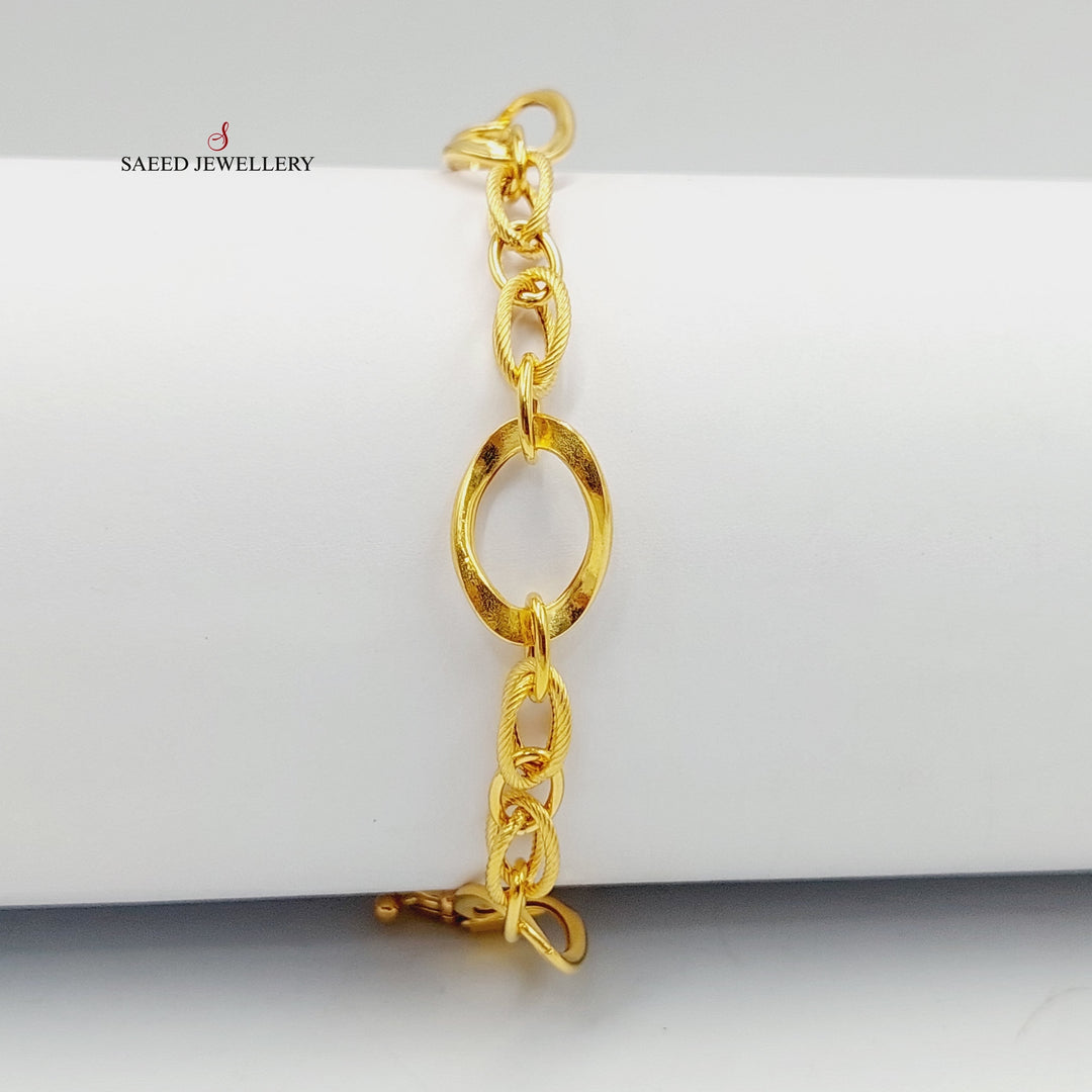Virna Bracelet  Made Of 21K Yellow Gold by Saeed Jewelry-29281