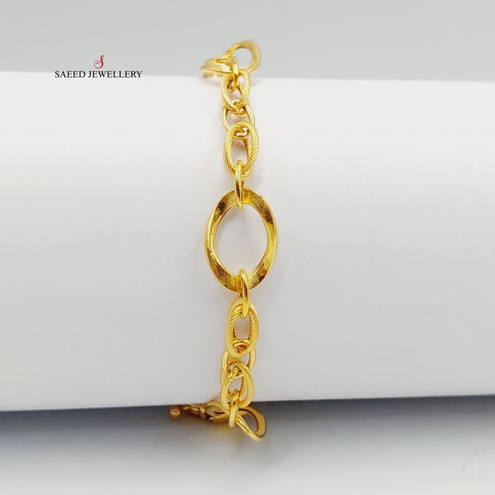 Virna Bracelet  Made Of 21K Yellow Gold by Saeed Jewelry-29281