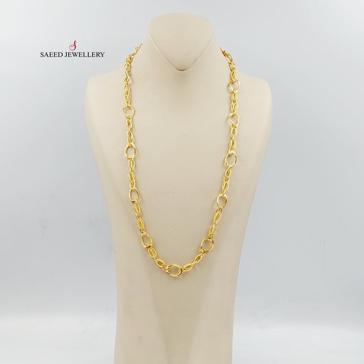 Virna Chain 60cm Made Of 21K Yellow Gold by Saeed Jewelry-29282