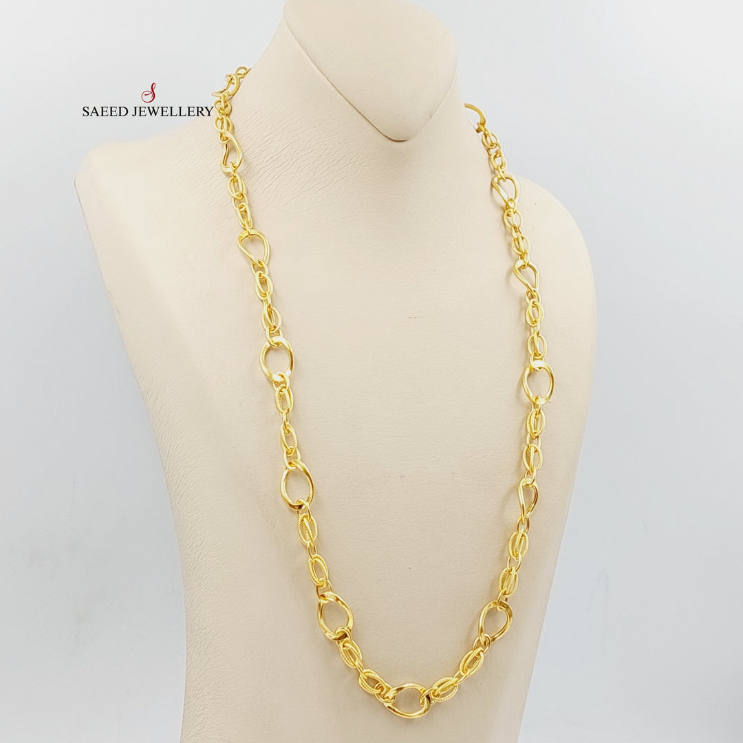 Virna Chain 60cm Made Of 21K Yellow Gold by Saeed Jewelry-29282