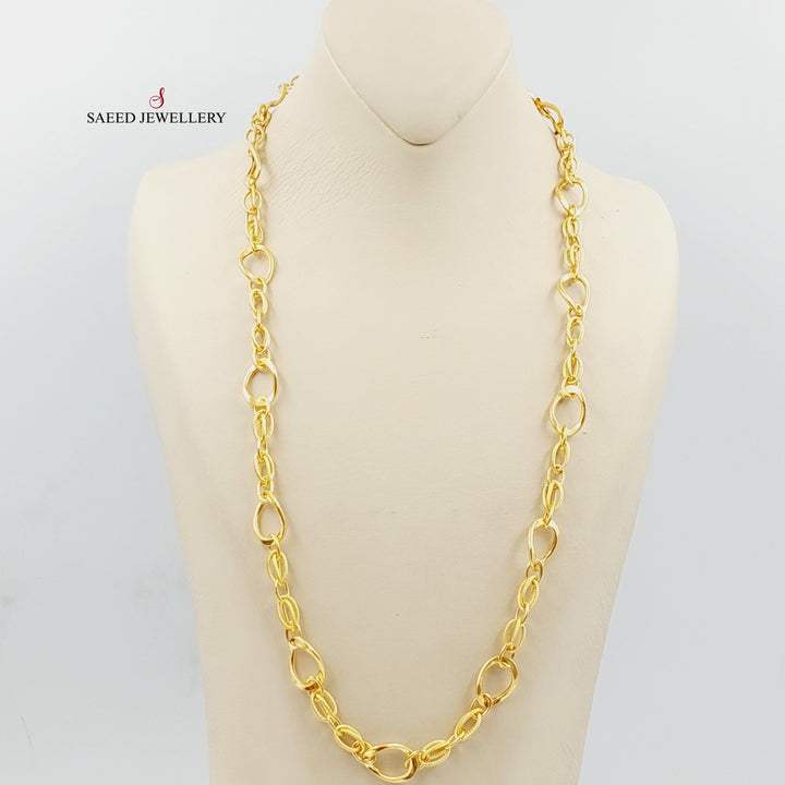 Virna Chain 60cm Made Of 21K Yellow Gold by Saeed Jewelry-29282