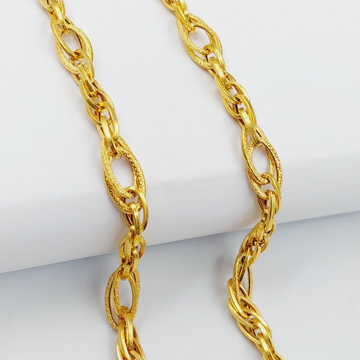 Virna Necklace 70cm Made Of 21K Yellow Gold by Saeed Jewelry-29668