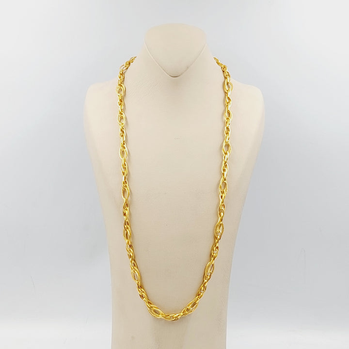 Virna Necklace 70cm Made Of 21K Yellow Gold by Saeed Jewelry-29668