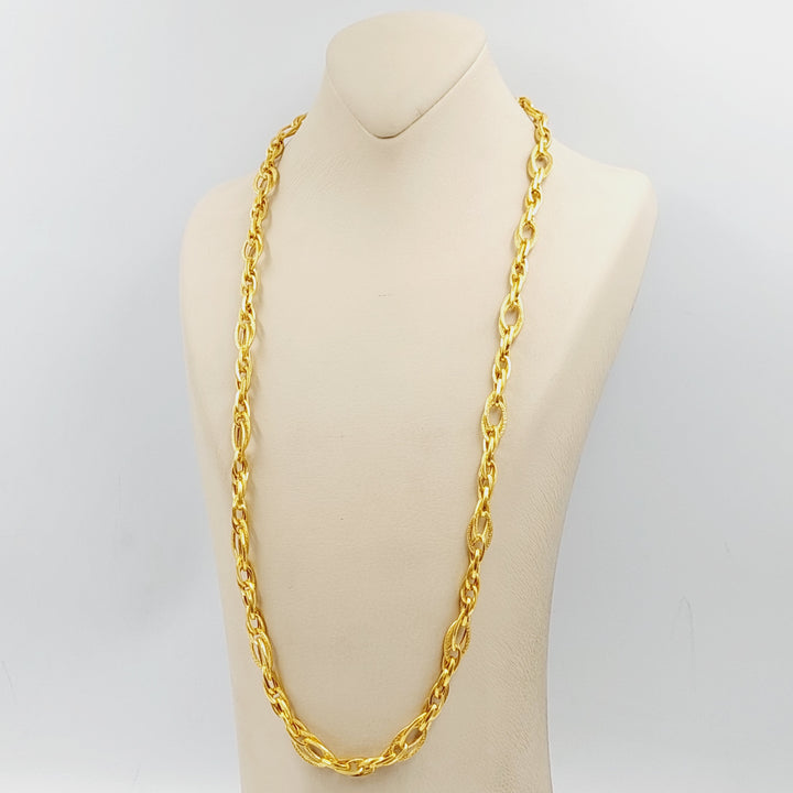 Virna Necklace 70cm Made Of 21K Yellow Gold by Saeed Jewelry-29668