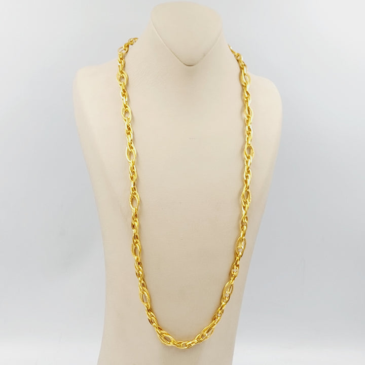 Virna Necklace 70cm Made Of 21K Yellow Gold by Saeed Jewelry-29668