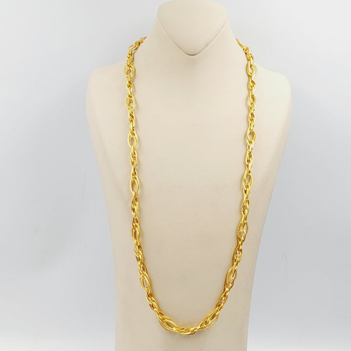 Virna Necklace 70cm Made Of 21K Yellow Gold by Saeed Jewelry-29668