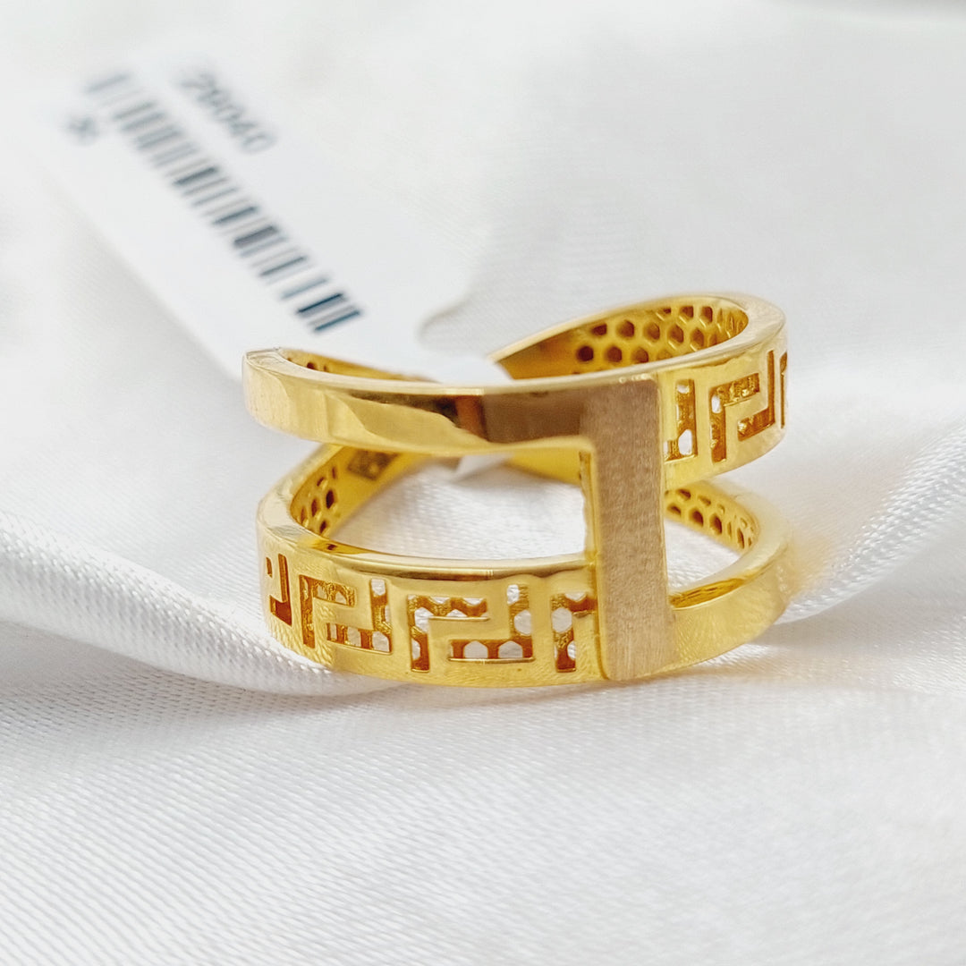 Virna Ring  Made Of 21K Yellow Gold by Saeed Jewelry-29040