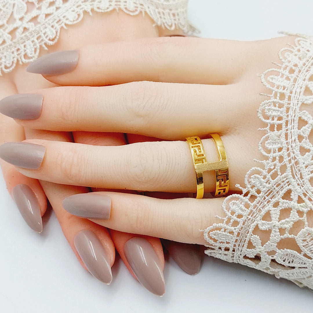 Virna Ring  Made Of 21K Yellow Gold by Saeed Jewelry-29040
