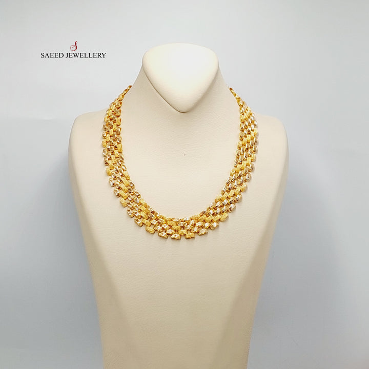 Waves Necklace  Made Of 21K Yellow Gold by Saeed Jewelry-29261