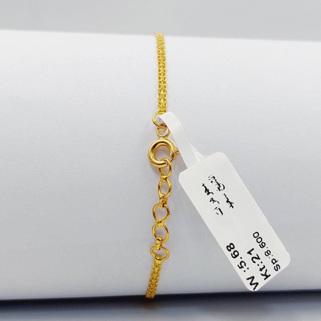 Wings Bracelet  Made Of 21K Yellow Gold by Saeed Jewelry-29435