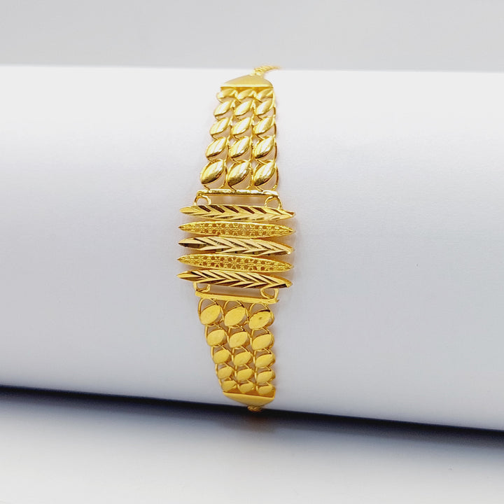 Wings Bracelet  Made Of 21K Yellow Gold by Saeed Jewelry-29435