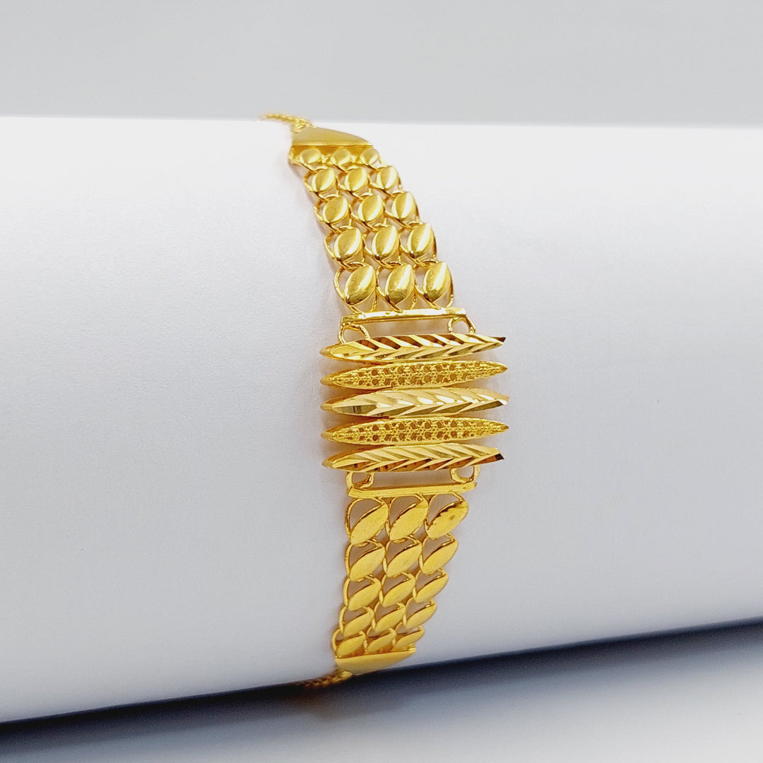 Wings Bracelet  Made Of 21K Yellow Gold by Saeed Jewelry-29435