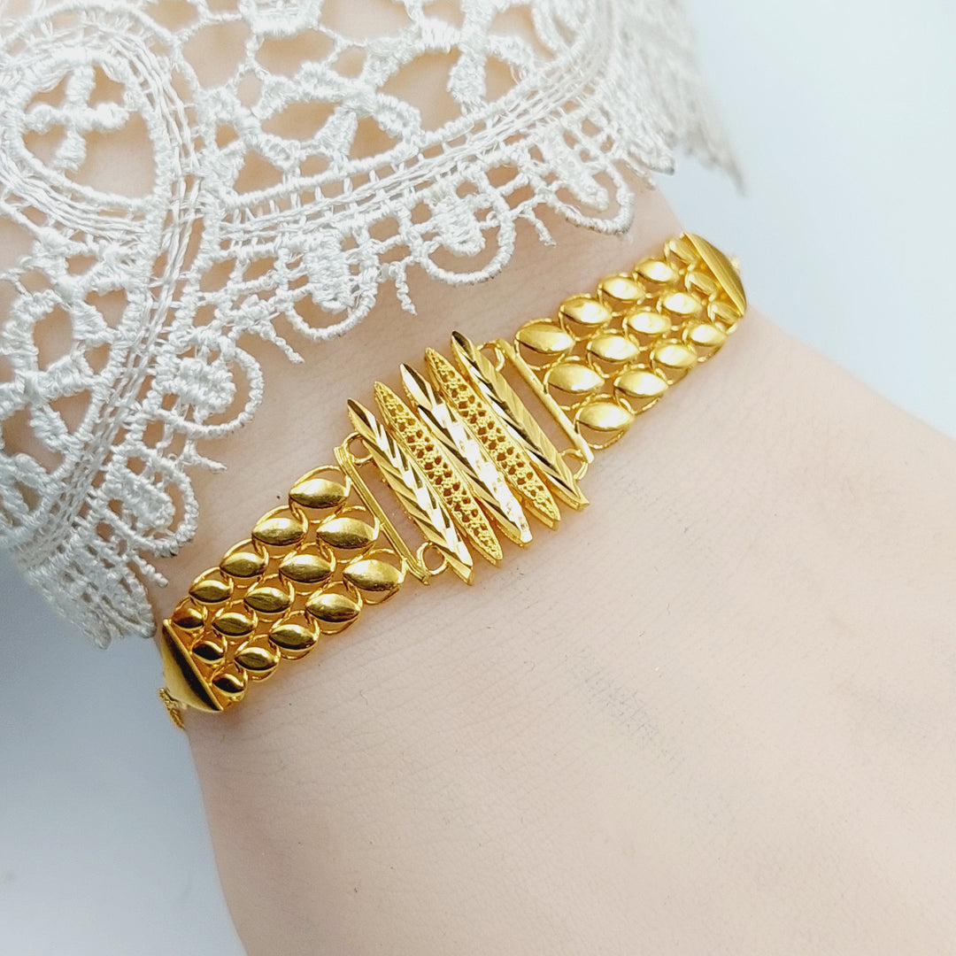 Wings Bracelet  Made Of 21K Yellow Gold by Saeed Jewelry-29435