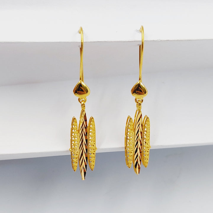 Wings Earrings  Made Of 21K Yellow Gold by Saeed Jewelry-29437