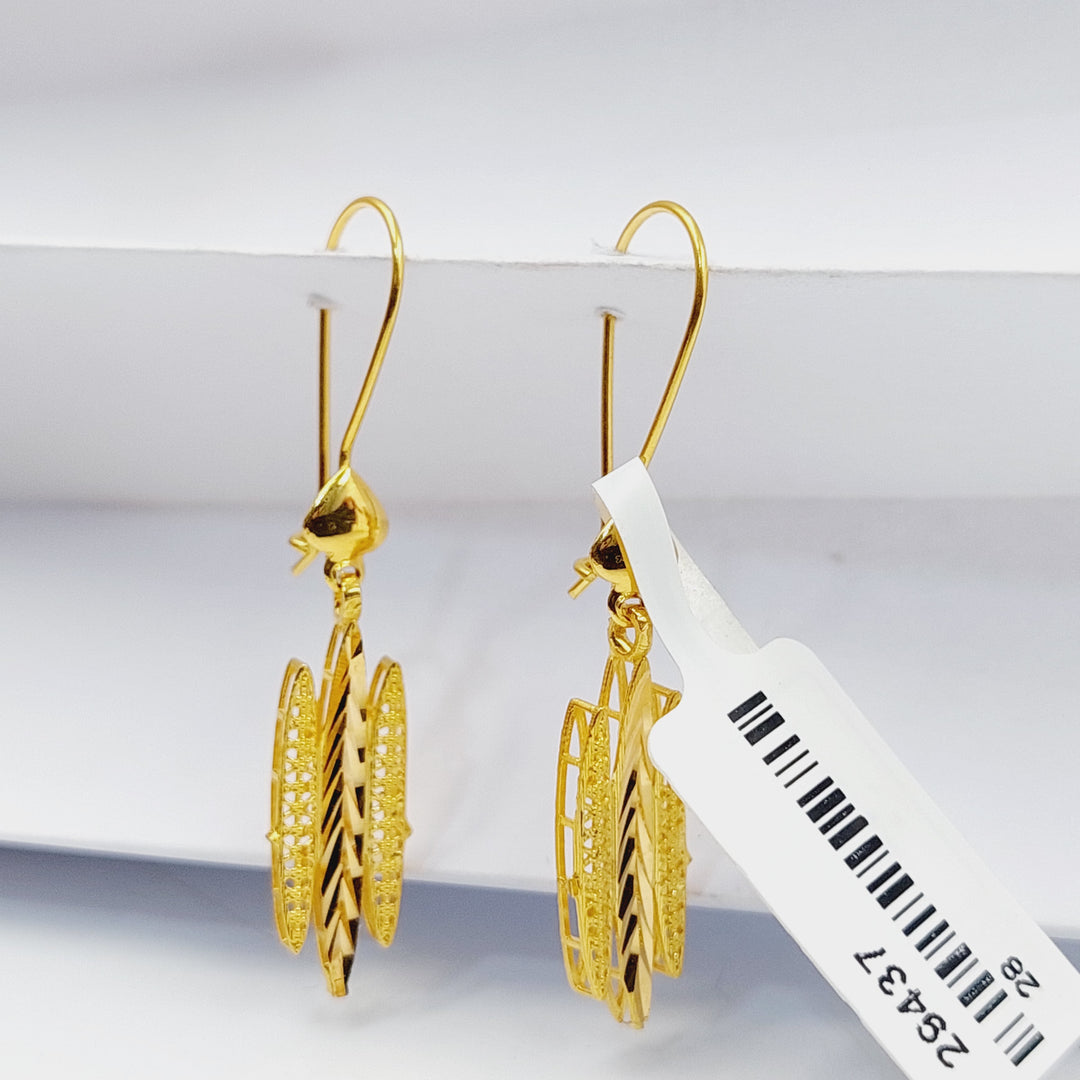 Wings Earrings  Made Of 21K Yellow Gold by Saeed Jewelry-29437