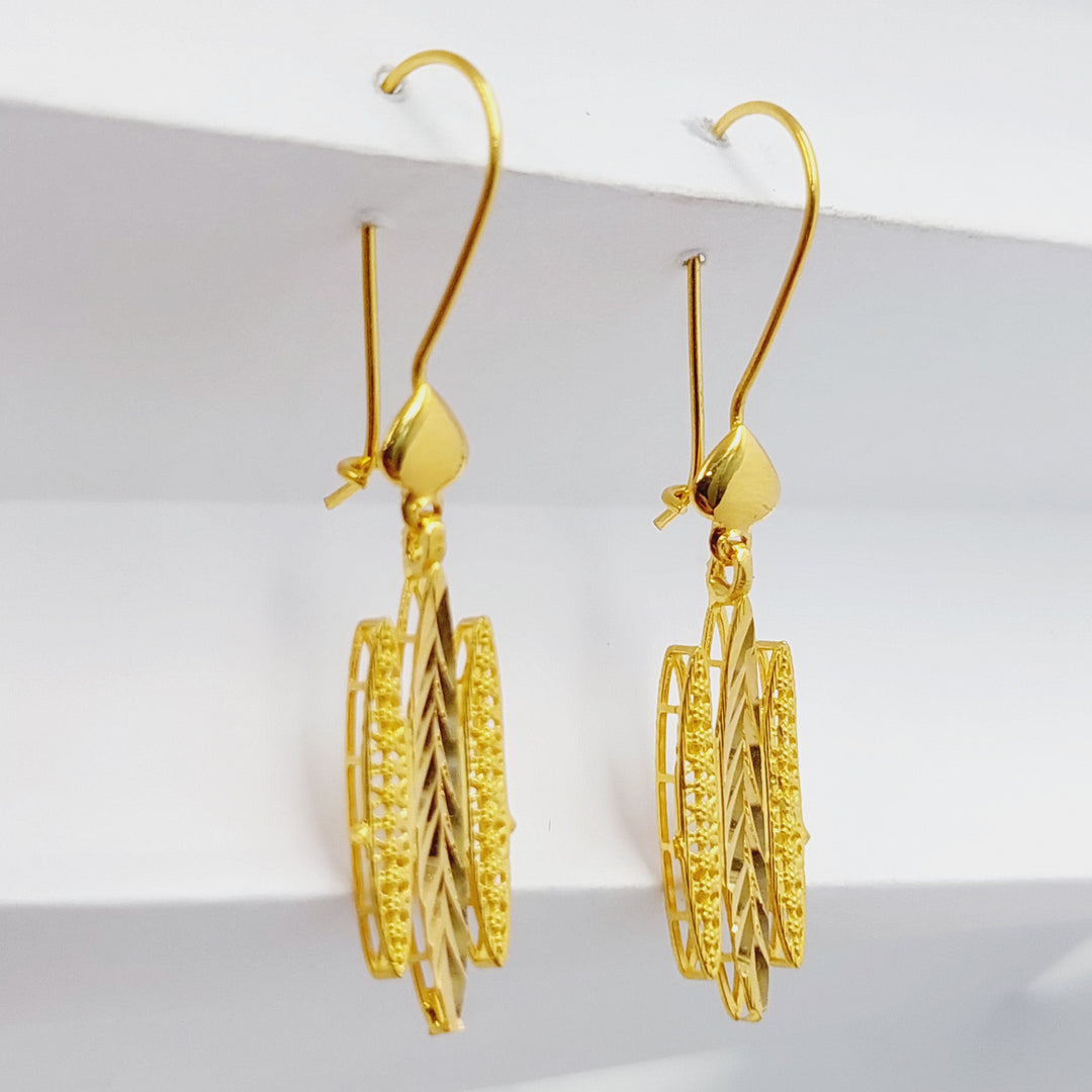 Wings Earrings  Made Of 21K Yellow Gold by Saeed Jewelry-29437