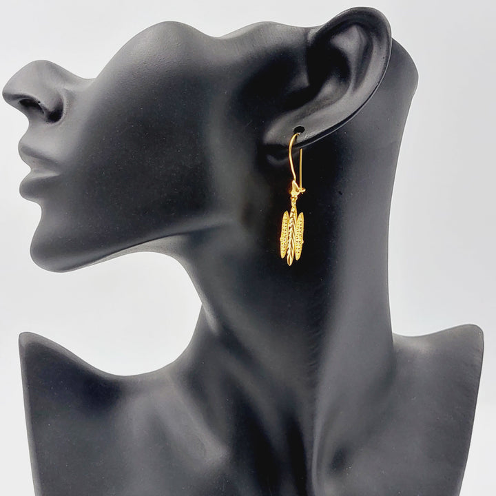 Wings Earrings  Made Of 21K Yellow Gold by Saeed Jewelry-29437