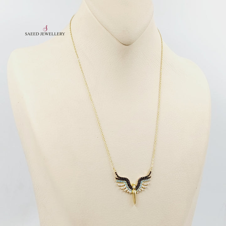 Wings Necklace  Made Of 18K Yellow Gold by Saeed Jewelry-30127