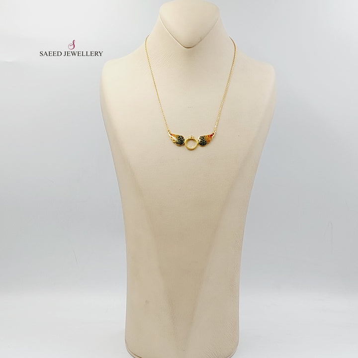 Wings Necklace  Made Of 21K Yellow Gold by Saeed Jewelry-29773