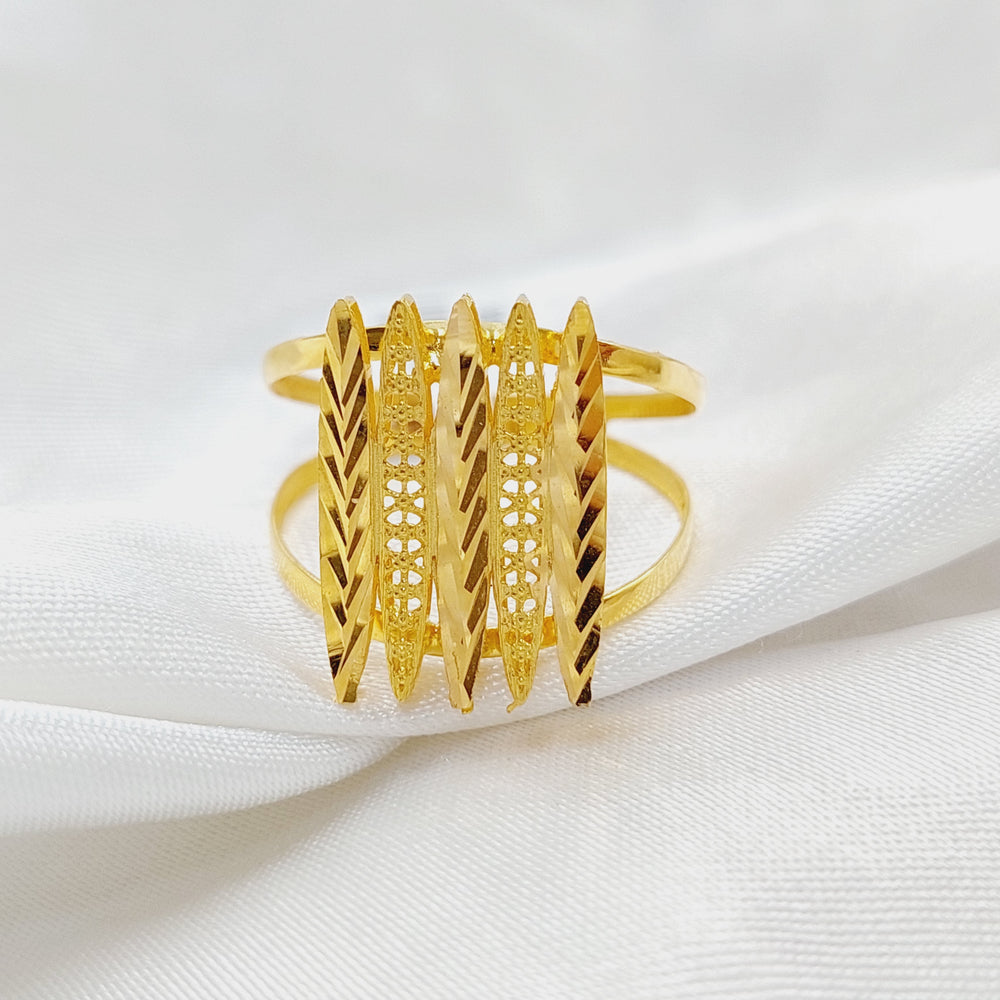 Wings Ring  Made Of 21K Yellow Gold by Saeed Jewelry-29436