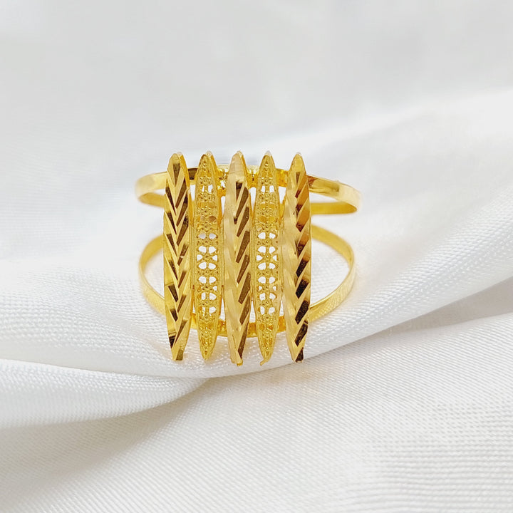 Wings Ring  Made Of 21K Yellow Gold by Saeed Jewelry-29436