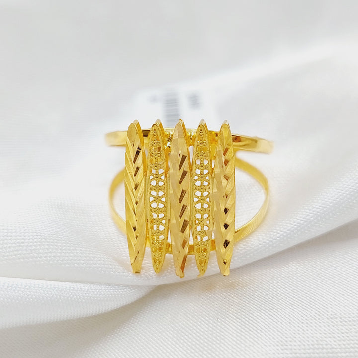 Wings Ring  Made Of 21K Yellow Gold by Saeed Jewelry-29436